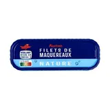 Auchan Filets de maquereaux nature en conserve, 110g