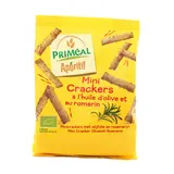 Priméal Mini Crackers Bio à l'huile d'olive et Romarin, 100g