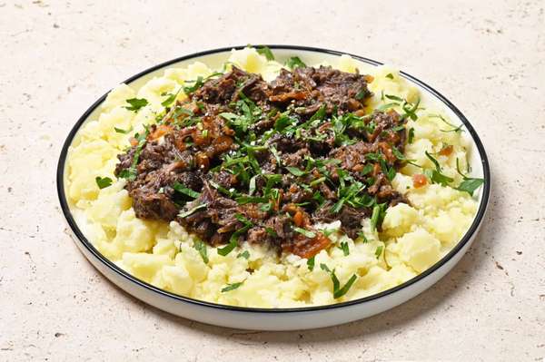 Boeuf façon bourguignon & écrasé de pommes de terre, Frichti (342 g)