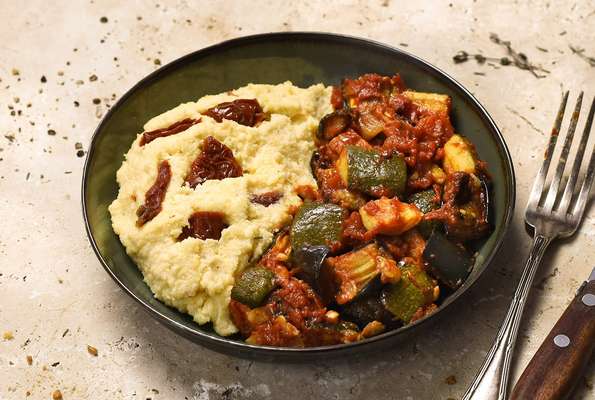 Polenta aux tomates séchées & ratatouille, Frichti (400 g)