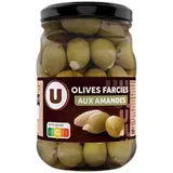 Olives vertes farcies aux amandes, U (120 g)