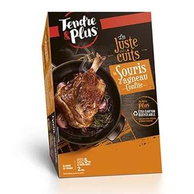 Souris d'agneau confite avec os, Tendre & Plus (446 g)