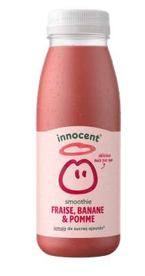 Smoothie fraise banane, Innocent (250 ml)