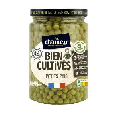 Petits pois, d'Aucy (250 g)