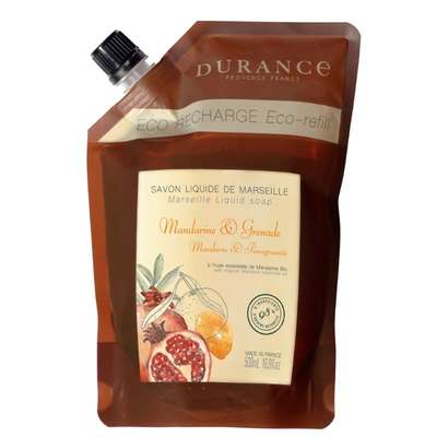 Eco-recharge savon liquide Mandarine Grenade, Durance (500 ml)