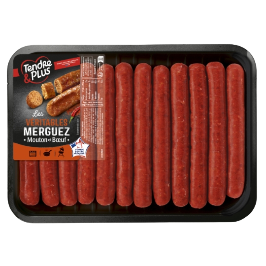 Merguez Véritables Boeuf Mouton TENDRE ET PLUS