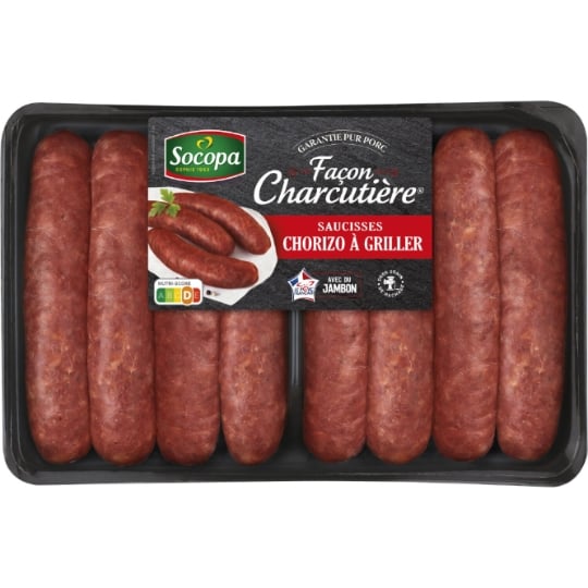Saucisses Chorizo à Griller SOCOPA