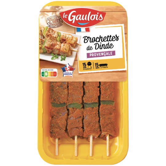 Brochette de Dinde à la Provençale LE GAULOIS