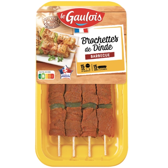 Brochette de Dinde Barbecue LE GAULOIS