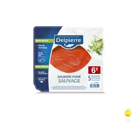 Saumon Fumé Sauvage du Pacifique DELPIERRE