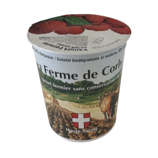Yaourt fermier aux fruits LA FERME DE CORLY