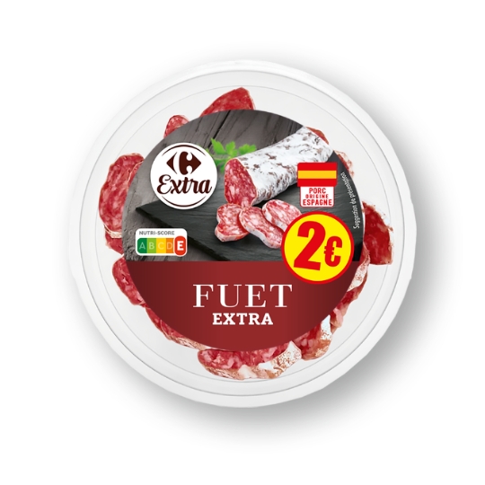 Saucissons Fuet Extra CARREFOUR EXTRA