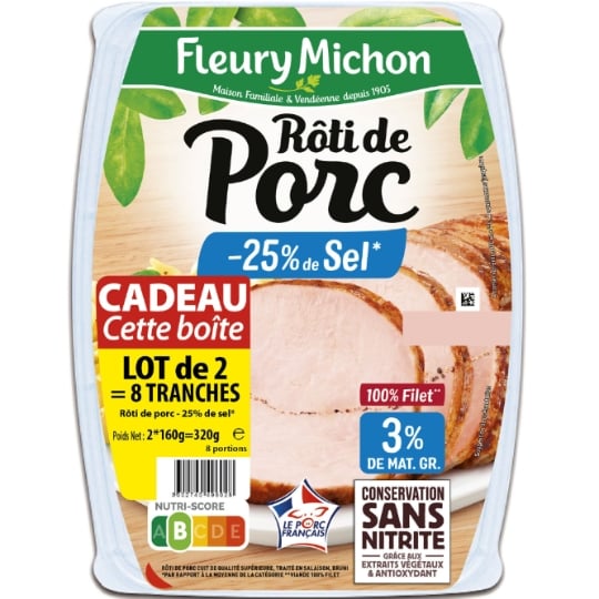 Roti de porc FLEURY MICHON