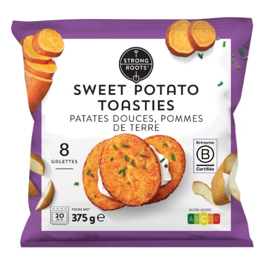 Galettes Pommes de Terre Patates Douces Sweet Potato Toasties STRONG ROOTS