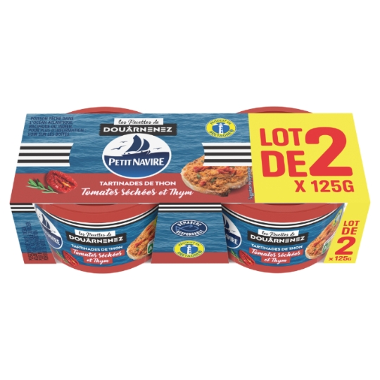 Tartinable de Thon Tomates Séchées et Thym PETIT NAVIRE