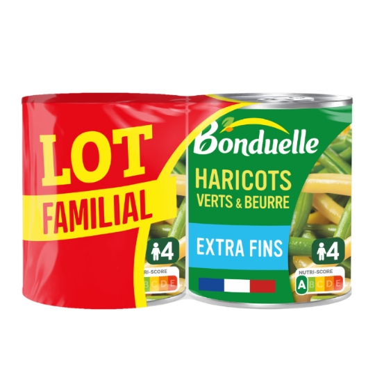 Haricots Verts Haricots Beurre Extra Fins BONDUELLE