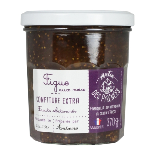 Confiture Extra Figue noix MATIN DES PYRENEES
