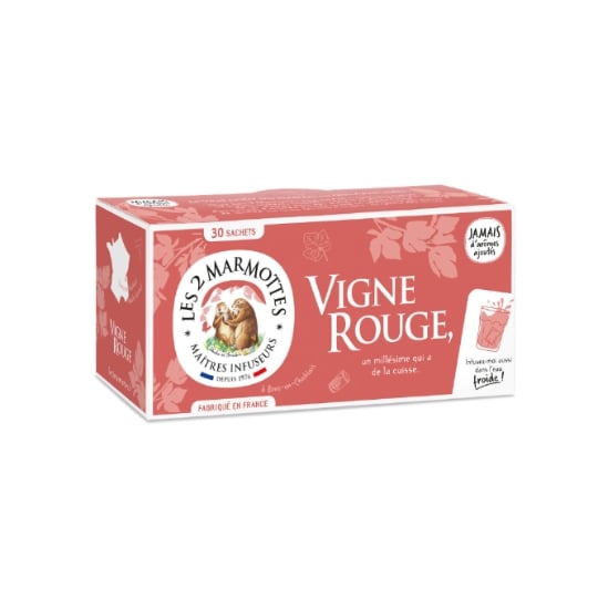 Infusion Vigne Rouge Bio LES 2 MARMOTTES