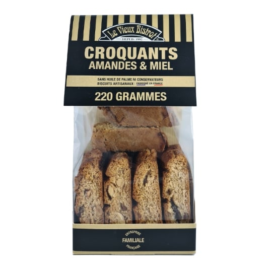 Biscuits croquant amandes et miel L'AMI PROVENCAL