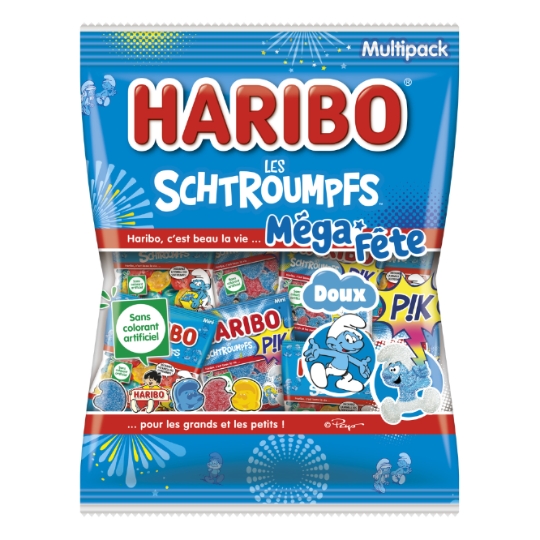 Bonbon schtroumpf HARIBO