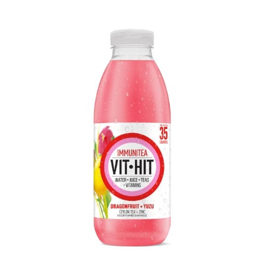 Boisson Immunitea Thé De Ceylan Zinc Vitamines Dragonfruit Yuzu 35 Calories VITHIT