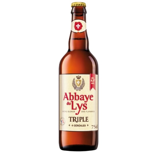 Bière Blonde Triple 4 Céréales 8,5% ABBAYE DU LYS