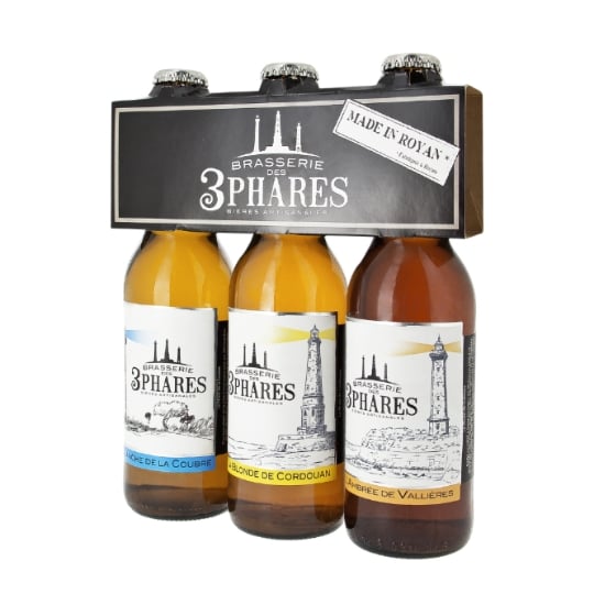 Bières Blonde Blanche Ambrée BIERES DES 3 PHARES