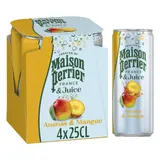 Eau Gazeuse Aromatisée Ananas Mangue MAISON PERRIER