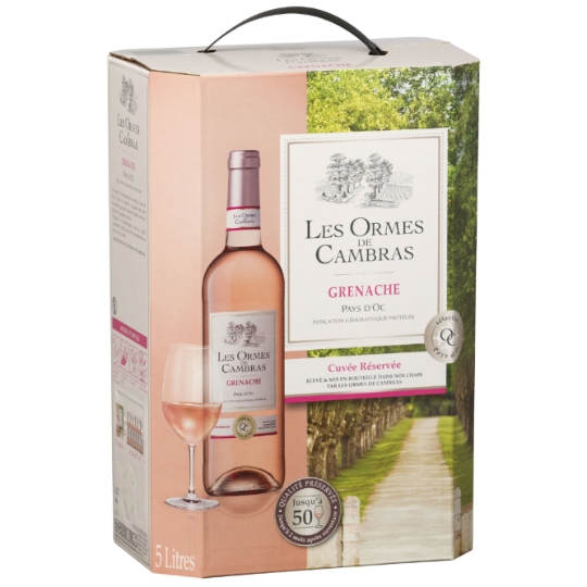 Vin Rosé I.G.P. Pays d'Oc Grenache LES ORMES DE CAMBRAS
