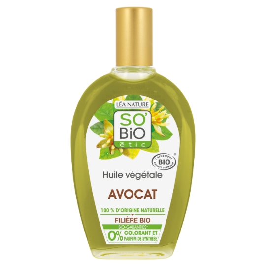Huile d'Avocat Corps et Cheveux Bio SO'BIO ETIC