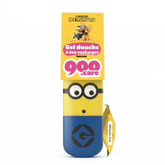 Gel Douche à Eco Recharger pour Enfant Banane Les Minions 900.CARE