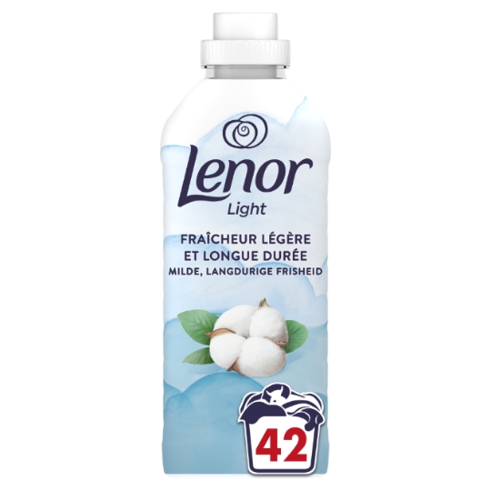 Adoucissant Concentré Fraîcheur Légère et Longue Durée Light LENOR