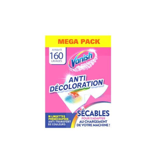 Lingettes Anti Décoloration VANISH