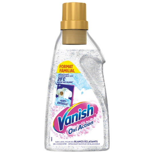 Gel Concentré Détachant Raviveur de Blancheur Oxi Action VANISH