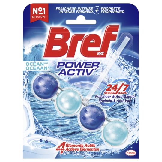 Bloc WC Fraîcheur et Anti-saleté Ocean Power Activ' BREF WC