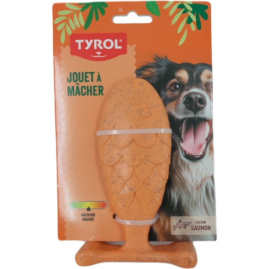 Jouet pour Animal à Mâcher Saveur Saumon TYROL