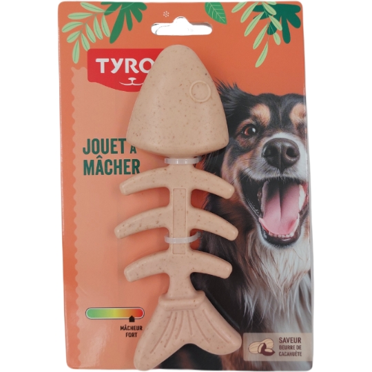 Jouet pour Animal à Mâcher Saveur Beurre de Cacahuète TYROL