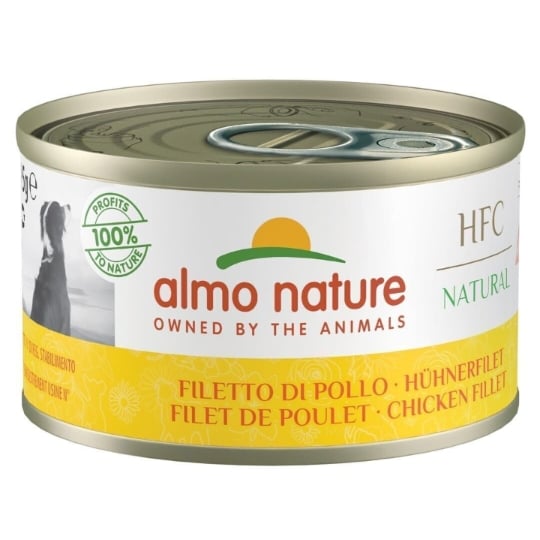Almo Nature Chien Natural Boîte 95 G  - Filet De Poulet ALMO NATURE