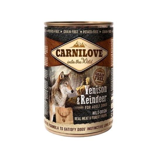 Carnilove Chien Paté Gibier Renne - Boîte 400 G CARNILOVE