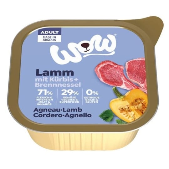 Wow Chien Adult Agneau - Barquette De 150 G WOW