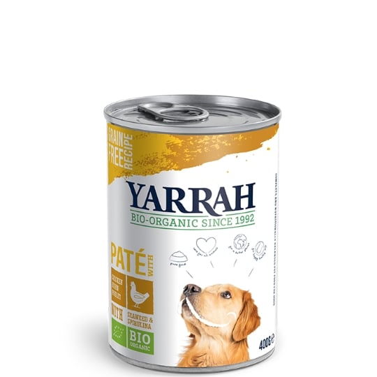 Yarrah 7076 Pâtée Pour Chien Poulet Adulte 400 G YARRAH