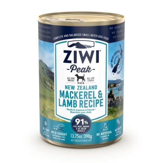 Ziwipeak Chien Maquereau Et Agneau Boîte (390 G) ZiwiPeak