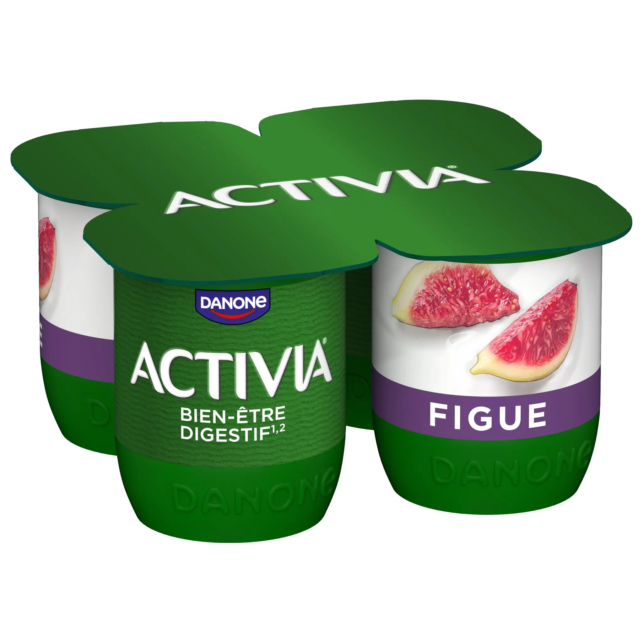 ACTIVIA Probiotiques - Yaourts aux fruits bifidus figue