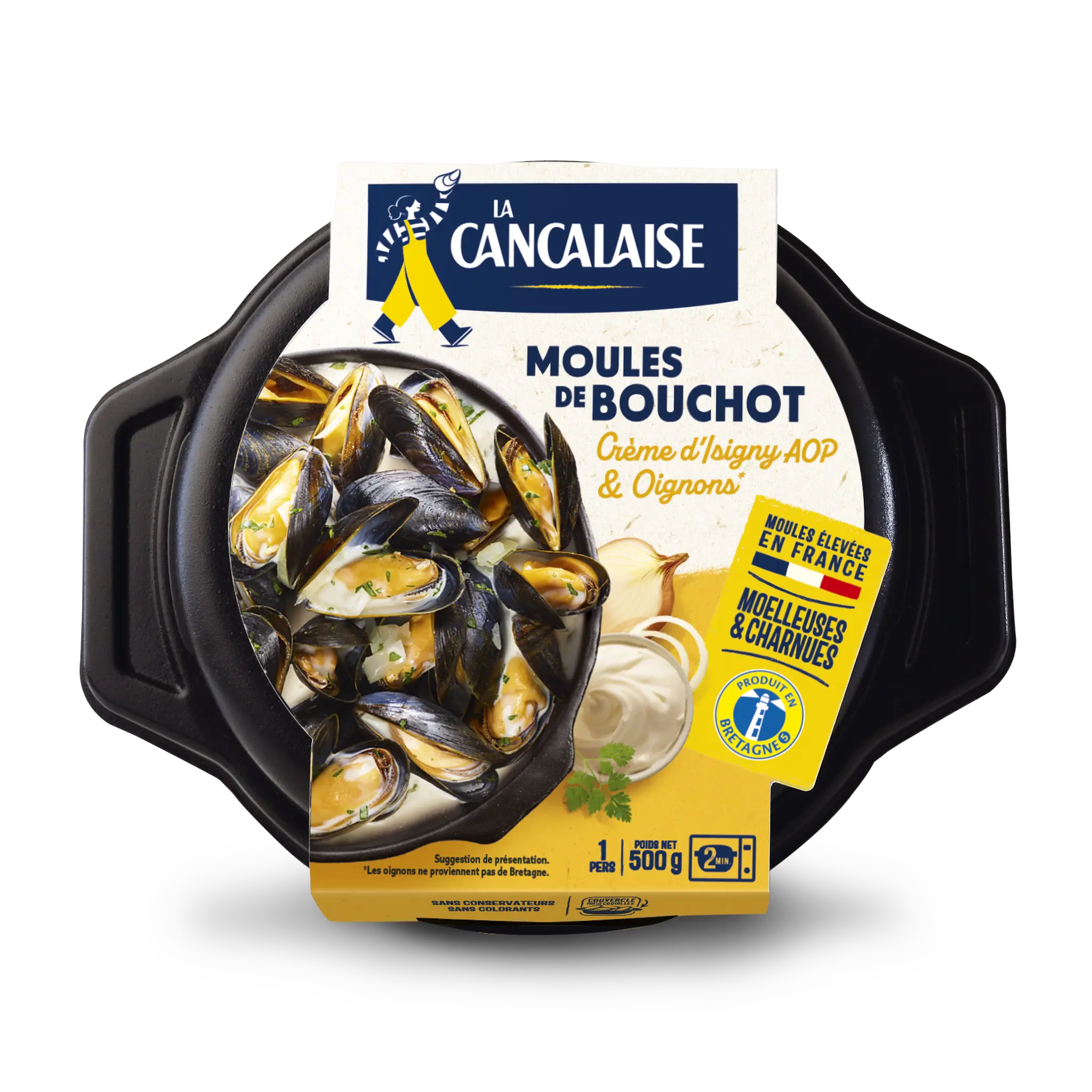 LA CANCALAISE Moules de pleine mer à la crème d'Isigny AOP et oignons