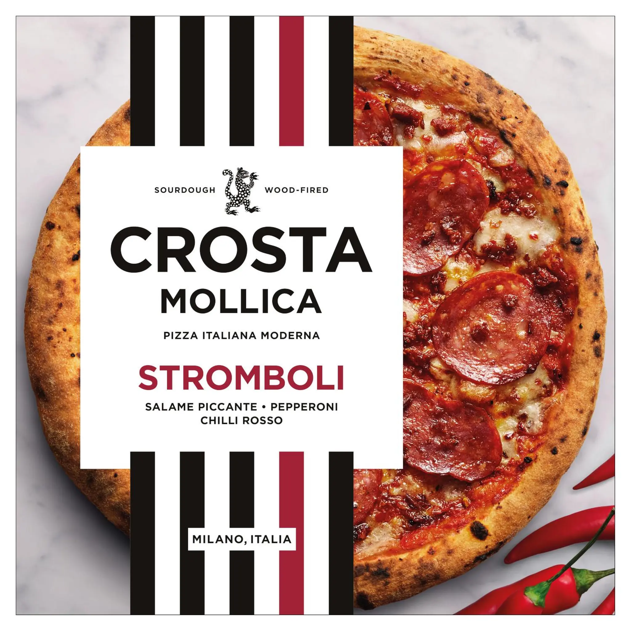 CROSTA & MOLLICA Pizza surgelée stromboli