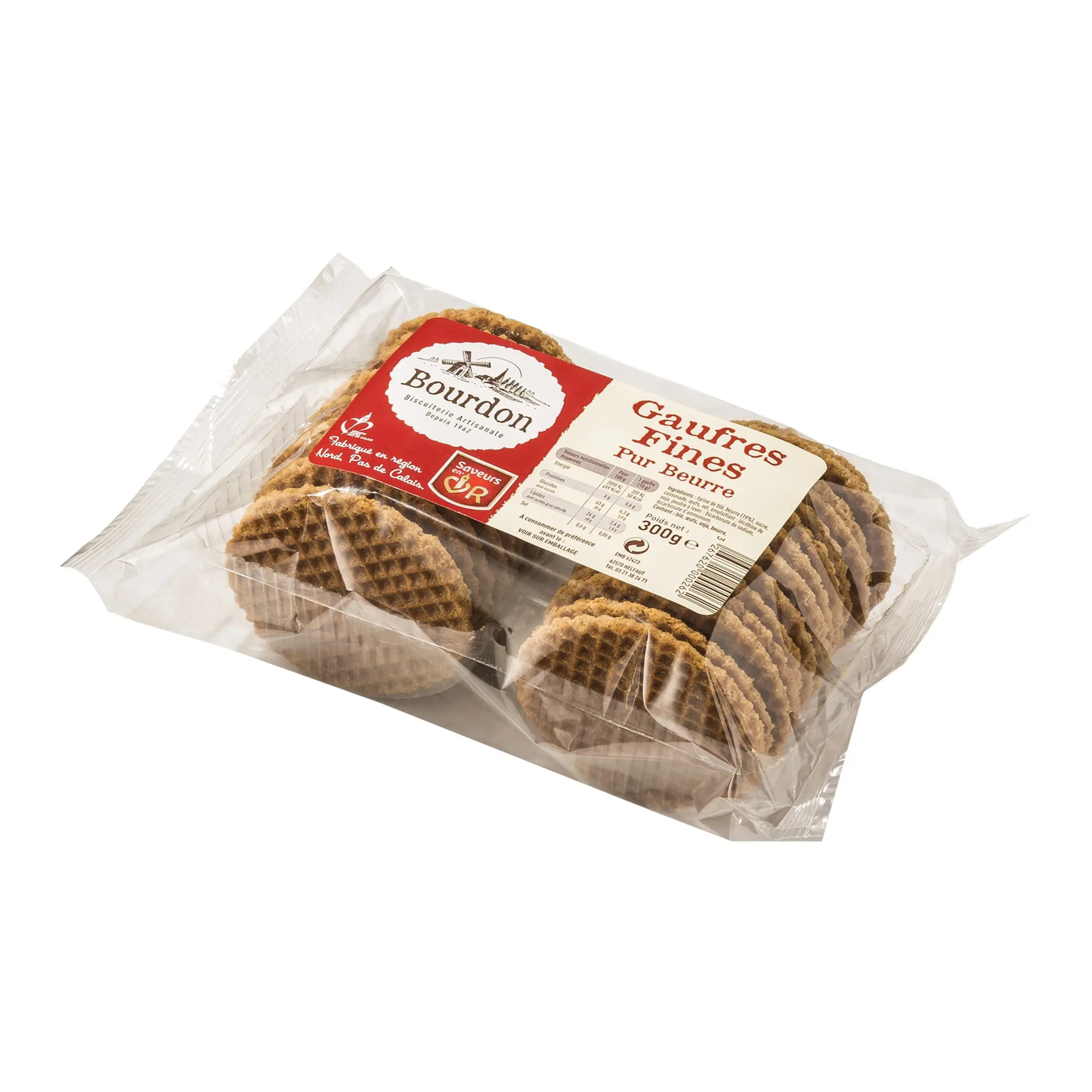 BOURDON Gaufres fines pur beurre