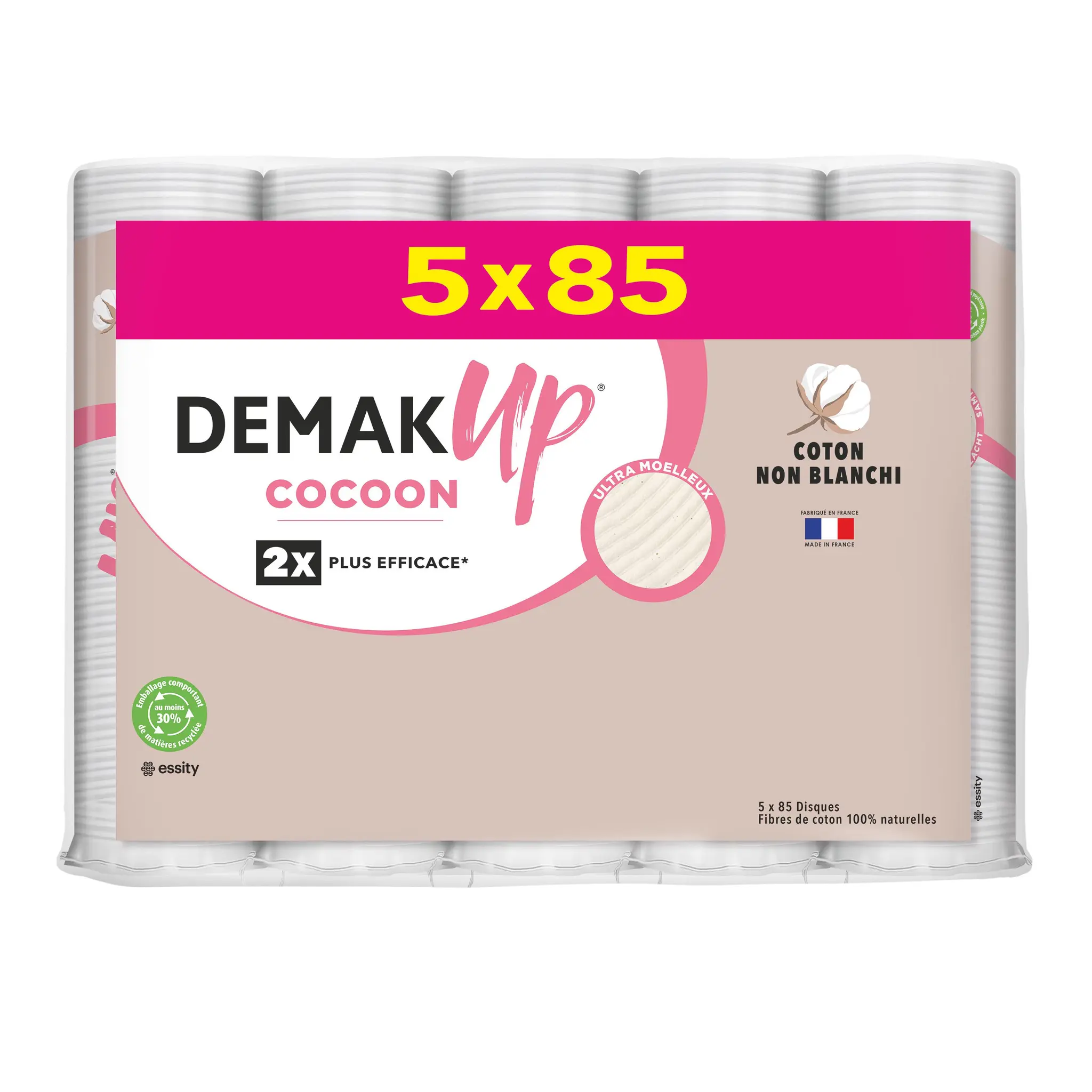 DEMAK'UP Cocoon cotons disques à démaquiller