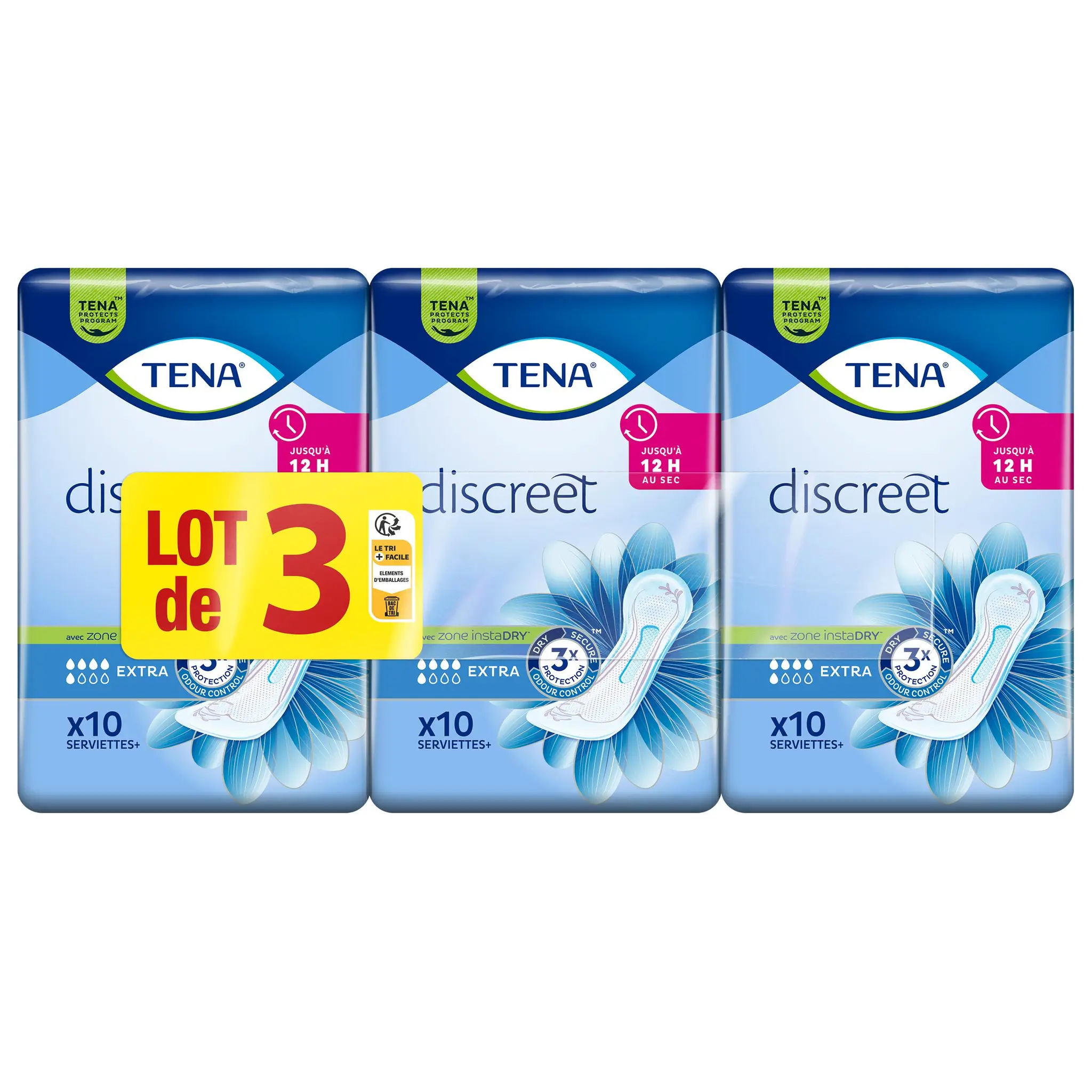 TENA Discreet Serviettes hygiéniques extra