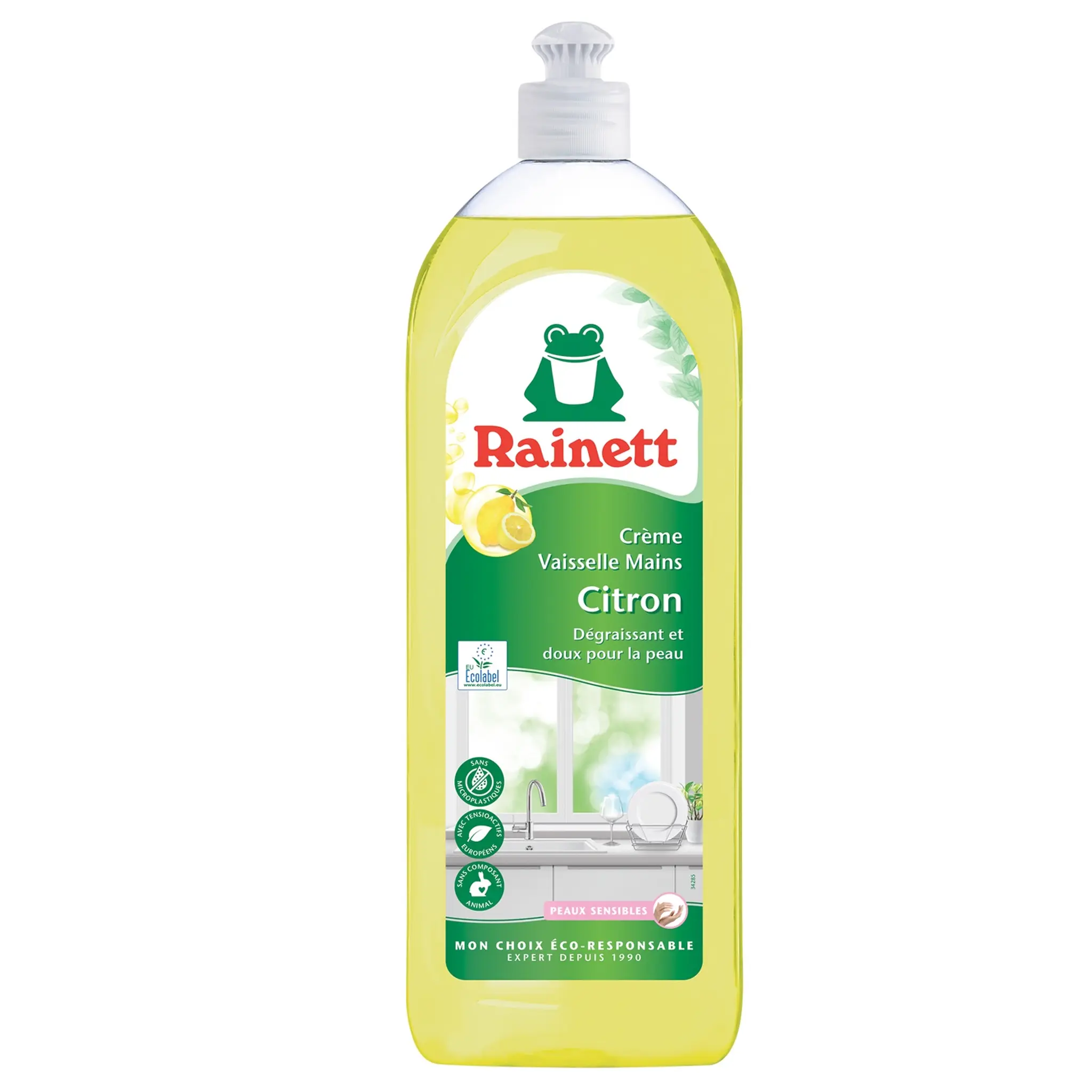 RAINETT Liquide vaisselle écologique dégraissant au citron