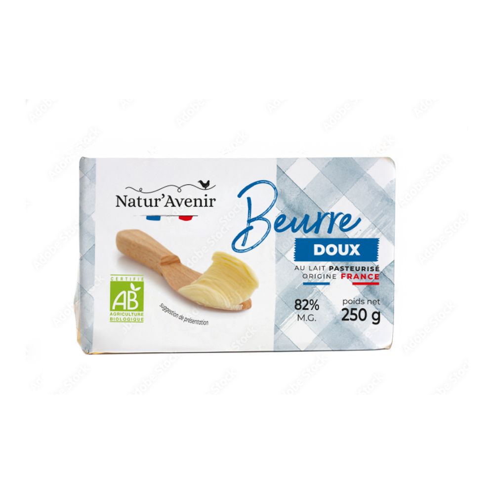 Beurre moulé doux bio